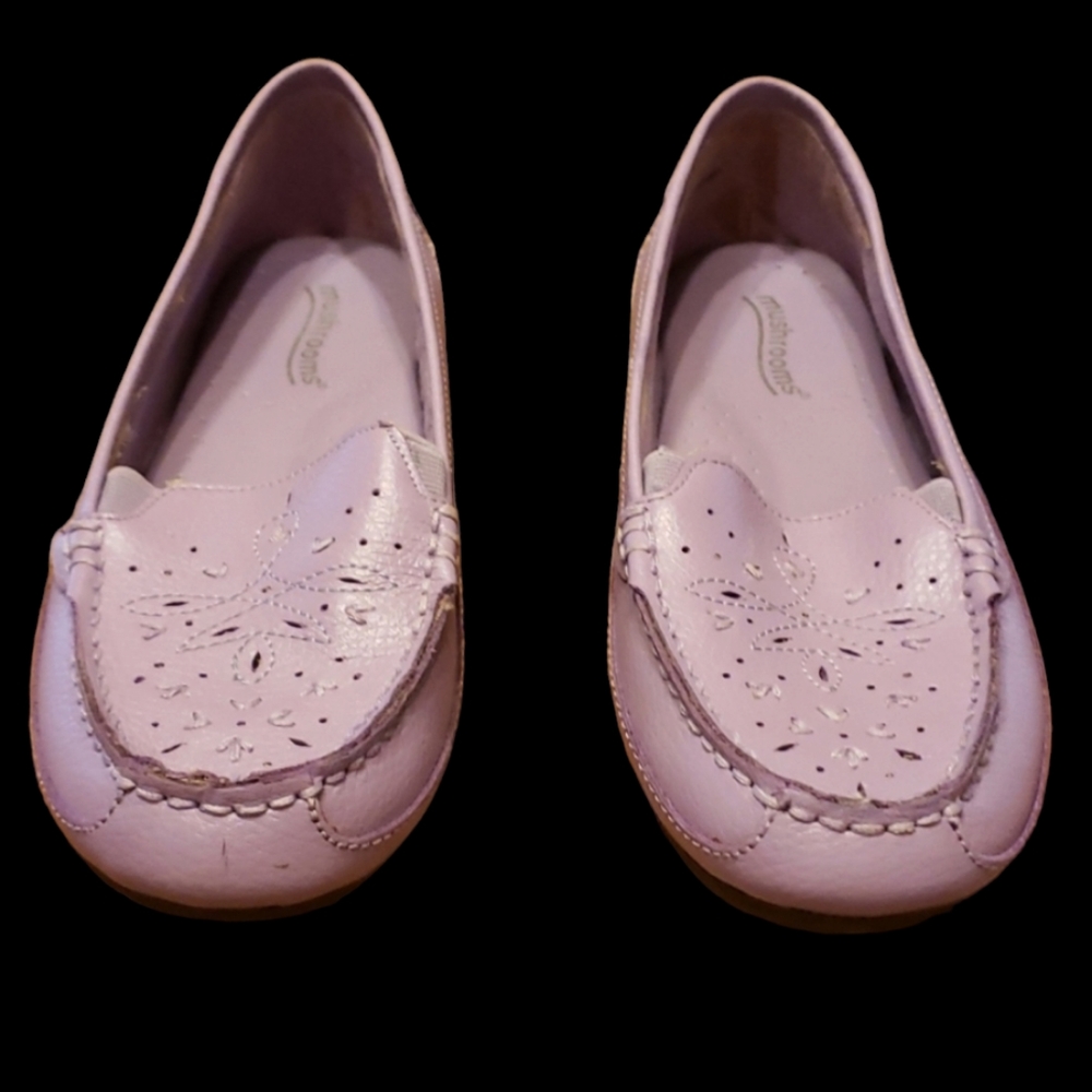 Mushrooms Purple Loafers Size 7.5